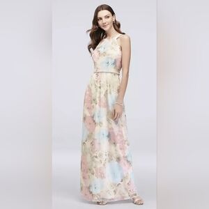 Floral Pastel Maxi Dress